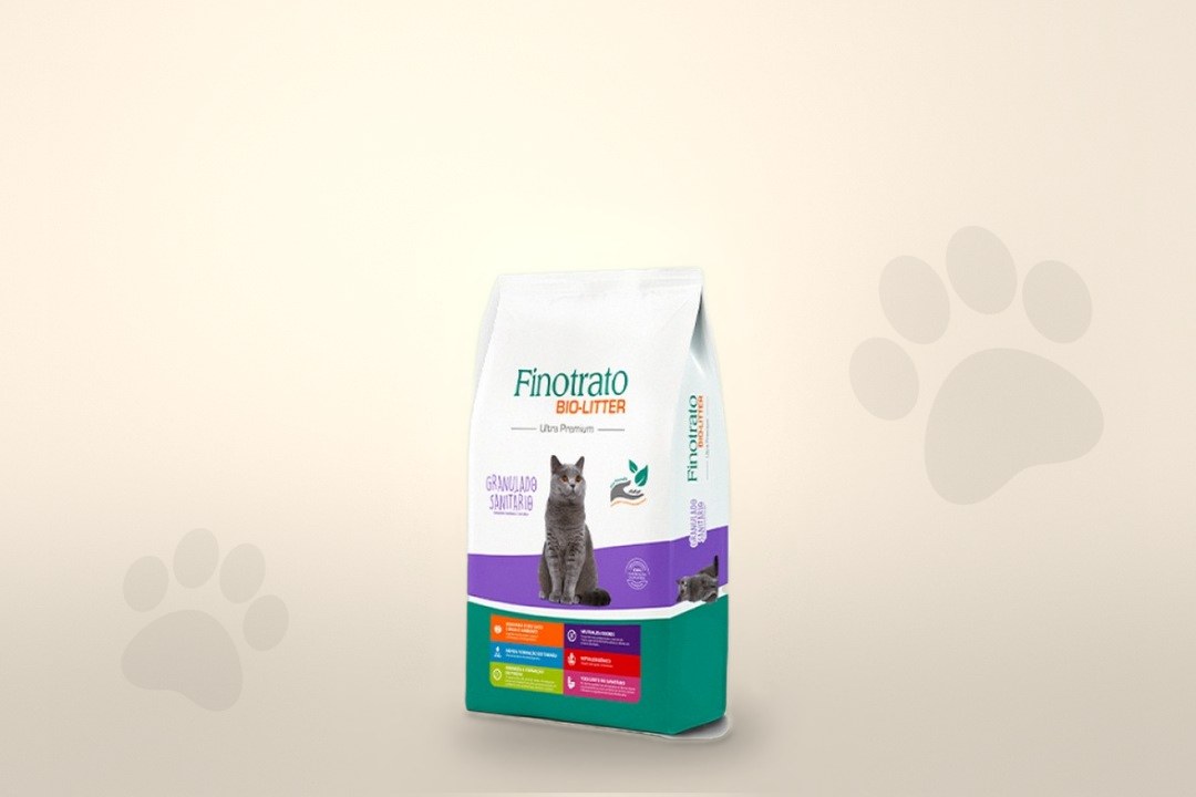 Areia para gatos