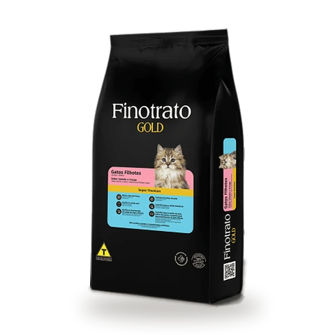 Embalagem Finotrato Gold Gatos Filhotes 1,5kg