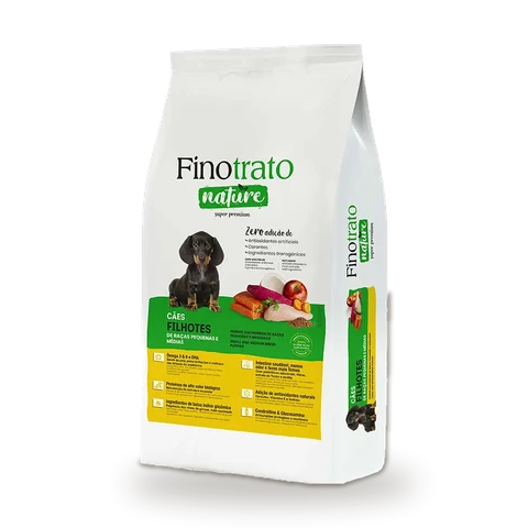 Embalagem Finotrato Nature Cães Filhotes 10kg
