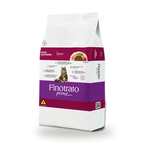 Embalagem Finotrato Prime Gatos Castrados 10,1kg