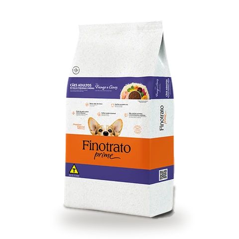 Embalagem Finotrato Prime Frango e Arroz RPM 10kg